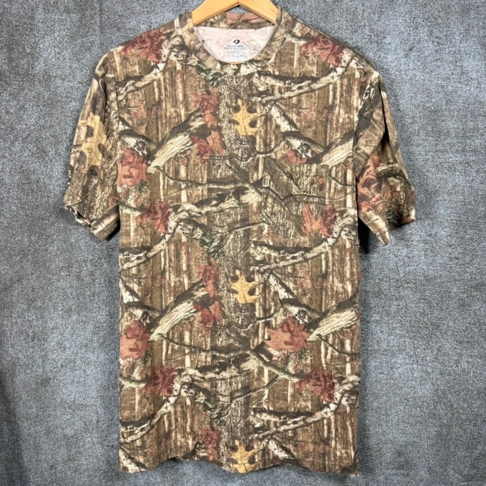 Mossy Oak Break-Up Infinity Camo Pocket T-Shirt Mens XL Cotton Hunting Tee